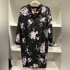 Joe Fresh black floral dress